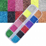 12 v&auml;rvi k&uuml;&uuml;nte s&auml;delev puuder, pigment k&uuml;&uuml;nte kunsti kaunistus