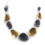 Dolce Vita [K2635] - Collier Cr&eacute;ateur 'Nora' noir marron pruun