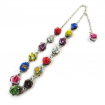 Les Tr&eacute;sors De Lily [N9571] - Collier artisanal cuir 'New Life' multicolore (fait main) mitmev&auml;rviline