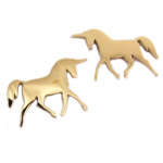 Les Tr&eacute;sors De Lily [P7751] - Terasest disaink&otilde;rvar&otilde;ngad 'Licorne My Unicorn' roosa kuld (kuldroosa) - 13x10 mm Heleroosa