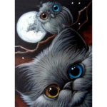 Teemantmaaling Kassi &ouml;&ouml;kulli teemanttikandid 20X30CM