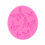 Aouke Butterfly Shape Silikoonvorm Fondant Cake Vorm Chocolate Fudge Tool elevandiluuvalge