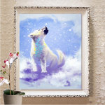 5D DIY Teemanttikandid Rhinestones Mosaiik T&auml;isruudukujuline Teemantmaal Ristpistes Kodukaunistuse kingitus Full Round 20X30CM