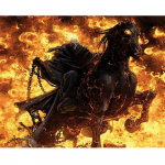 5D DIY Teemanttikandid  Feme Man Horse  Teemantmaaling Ristpistes T&auml;isteemant Vesi Teemantmosaiik Kodukaunistus Full Square (20X30CM)