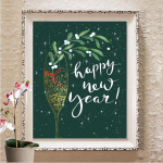 5D teemantmaal v&otilde;ilille ristpistes t&auml;isruudukujuline teemanttikandid mosaiik pilt kividest kingitus Full Round 20X30CM