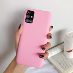 Soft Candy Silikoonist TPU &uuml;mbris Samsung Galaxy M31 M31S M51 M11 M21 A01 A11 A21S A31 A41 A51 A71 S20 FE S10 Lite S10e S9 Note 10 20 Ultra Samsung A01 Core roosa