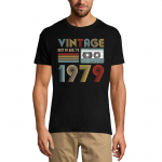 ULTRABASIC meeste T-s&auml;rk Vintage 1979. aasta augustikuu parimad &ndash; retro 42. s&uuml;nnip&auml;eva kingitud T-s&auml;rk XS must