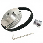 GT2 alumiiniumist hammasrihma t&uuml;hiratta laager, 20 ja 60 hambaga, laiusega 6 mm rihmakomplekt