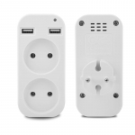 2 USB 2 pesa Konversioon Pistik Laienduspesa Saksa Prantsuse Vene Euroopa