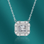 SACE GEMS naiste kaelakee ripats vasesulamist tsirkoonist moekingitus roosa