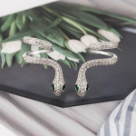 SACE GEMS Mood Snake K&otilde;rvar&otilde;ngad Naine Snake K&otilde;rvar&otilde;ngad liialdatud temperament K&otilde;rvar&otilde;ngad Huvitavad K&otilde;rvar&otilde;ngad Lihtsad valge