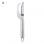 Manuaalne kalakaalu kaabits Multifunktsionaalne roostevabast terasest kaabits Kalanaha riivid Puhastuskoorija k&ouml;&ouml;gitarvikud A