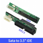 IDE to Sata 2,5-tolline IDE emane 40 kontaktiga port kuni 2,5 Sata emane 1,5 Gbs jadaadapteri muunduri tugi ATA 133 100 HDD CD DVD