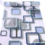 5M/10M Isekleepuvad lausriidest seinapaberid Lilleline tapeet 3D-kleebised Kodutoa sisustus 10M