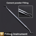 Dental Double Ended Wax Carver Mixing Knife Stainless Steel Filling Tool Cement powder Fill-3