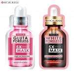 Rojukiss Akne/Pinduv/Punane seerum/Gluta/HYA/Omega/Perfect/Repair/Valge/Tsingi poorideta 5X intensiivmask 25 ml - Tai nahahooldus Gluta 1 & White 1