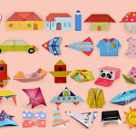 54 lehek&uuml;lge 3D multifilmid loomad origami lastele harivad m&auml;nguasjad isetegemise paberikunst beebidele varajases &otilde;ppimises m&auml;nguasjad kingitused