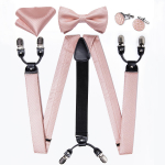 Dibangu meeste traksid, reguleeritavad traksid, kikilips Tasku kandiline mansetin&ouml;&ouml;pide komplekt meestele 3,5 cm laius elastne 4022