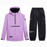 Uus Skiwear kapuuts Meeste ja naiste lumelaua suusakapuuts Tuulekindel soe suusajope p&uuml;kste komplekt L