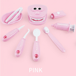 (H0915)9 tk/komplekt Lapsed teesklevad M&auml;nguasi Hambaarst kontrollib hambamudelit arstide jaoks Rollim&auml;ng