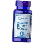 Biotiin, Super Biotin 5000 Caps, Puritan's Pride 60 kapslit (36367045) 60caps