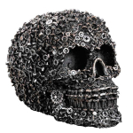 Les Tr&eacute;sors De Lily [R7049] - vaigust kujuke  Skull  p&auml;hklid - 16x12x11 cm hall