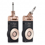 Rowin WS-20 2,4G juhtmeta laetav elektrikitarri saatja vastuv&otilde;tja komplekt 30 meetrit kuld