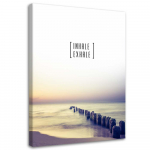 Feeby l&otilde;uenditr&uuml;kk, motiveeriv sisse-v&auml;ljahingamine 40x60 beež