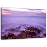 L&otilde;uendiprint Rocks in the udu Nature Purple 60x40 lilla