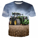 S&auml;rk Kids Boy Boys Traktor | Laste 3d T-s&auml;rgid Boy | Lasteriided Poisid - 3d 140