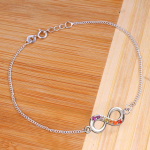 Infinity Chakra k&auml;ev&otilde;ru Reiki k&auml;ev&otilde;ru Kristallist k&auml;ev&otilde;ru looduslikust v&auml;&auml;riskivist naiste k&auml;ev&otilde;ru Infinity k&auml;ev&otilde;ru 7,5 tolli ab0478