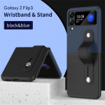 Samsung Galaxy Z Flip 3 4 Case Luksusliku Nahast Sisset&otilde;mmatava randmerihma Kokkupandav p&otilde;rutuskindel kate Samsung Zflip4 Flip3 Case jaoks For Galaxy Z Flip 3