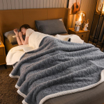 Lambafliisist tekk Talvine paks soe tekk Faux Sherpa tekid 2-kihilised fliisist pehmed voodikatted tekk thow tekid pleedid 100X120 cm