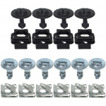 Auto mootori alusaluse katte klambrid kruvi aluskorpuse kilbi kinnitusneetide komplekti vahetus A4 8D 8E 8H jaoks 1995 - 2006 2007 2008 20pcs