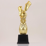 Golden Boot Trophy European Creative Football Match School Clubi autrofee Suvenir Resin Medal Trophy 26.5cm