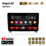 2 Din Androidi auto multimeediumipleier Peugeot 407 jaoks 2004-2010 autoraadio WIFI GPS-navigatsioon 1+16GB