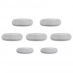 7pcs Car Front and Rear Air Conditioning Knob Sticker For Mercedes Benz A B class GLA GLB CLA W177 W247 H247 X247 C118 A class W177 19-2023 h&otilde;be