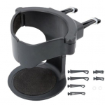 Automaatne topsihoidja &uuml;lisuur kandev&otilde;imega &uuml;he k&auml;ega vali ja aseta &otilde;huventilaatoriga joogipudelihoidja must