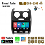 Androidi autoraadio Renault Duster 2015 &ndash; 2020 jaoks LADA Largus 2021 multimeediumipleierile Navigatsioon GPS WIFI Carplay 2+32GB 1+16GB