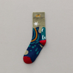 Isiksus Tide Sokid Moe-sokid Trend Graffiti Sport Paari sokid torus Kiri Tikand Puuvillased sokid 1pair