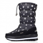Naiste s&uuml;gistalvised lumesaapad suur suurus paks -tallaga k&otilde;rged saapad soojad libisemiskindlad mugavad puuvillased kingad Botas De 40