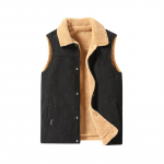 Meeste vest, velvetist polsterdatud soe plusssuuruses vest paarile, s&uuml;gis- ja talvine ka&scaron;miirist mantli vest 6XL