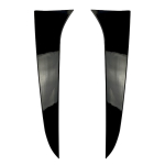 Tagumine pakiruumi aken k&uuml;lgmine Canard Splitter spoileri tiib BMW X1 E84 2009 2010 2011 2012 2013 2014 2015 l&auml;ikiv must Gloss Black gray