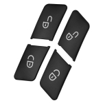 Door lock Unlock Button Cover Sticker Window Glass Lift Button Sticker For Mercedes Benz A B C E GLA CLA CLS GLK GL ML GLE Black-4PCS black