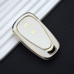 2 3 nupuga autov&otilde;tme &uuml;mbrise kate, Chevrolet Equinox Cruze Trax Malibu Verano Traverse 2016-2018 Onix Cruze Sonic Camaro Volt Polt Protector 2 Button key case valge