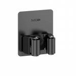 1 tk / 2 tk / 3 tk Kleepuvad mitmeotstarbelised konksud Seinale paigaldatavad mopiorganihoidiku hoidik Hari Hari riidepuu K&ouml;&ouml;k Vannituba Tugevad konksud no hook must