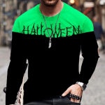 Euroopa ja Ameerika populaarsed meeste vabaaja spordialad 3D digiprint T-s&auml;rk Street trend 3D printimine pikkade varrukatega T-s&auml;rk s-6x XXXL