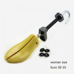 Laienevad kingad Tree Kingi tugiseade meestele ja naistele K&otilde;rge kontsaga puu K&otilde;rgekvaliteedilisest plastikust kingapuu suurus 30-48 women size S 30-35 kollane