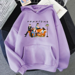 Uued Julie ja The Phantomide naiste pusad Kawaii Grunge Multikas Graafiline kapuuts Hip Hop Talvise Soe Unisex Pusad Naistele L white