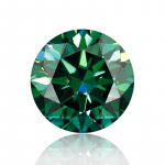 Cellacity v&auml;rvilised lahtised moissaniitkivid 0,5-3CT Rainbow Pi mustad moissaniitid s&auml;ravad peened ehted, &uuml;mmargused laboris kasvatatud teemandid 5mm - 0.5 CT(1 pcs) t&uuml;rkiissinine